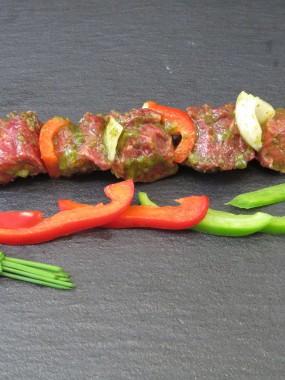 Brochette de Bœuf au beurre d'ail