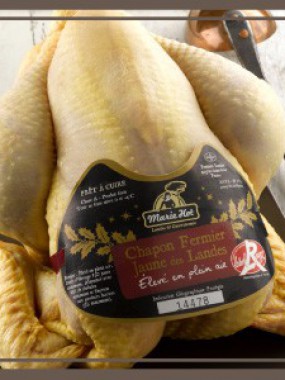 Chapon fermier Jaune Label Rouge