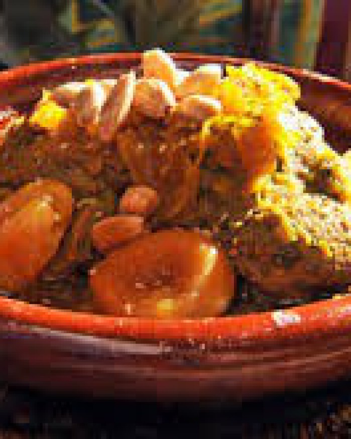 Tajine d'Agneau aux abricots et fruits secs