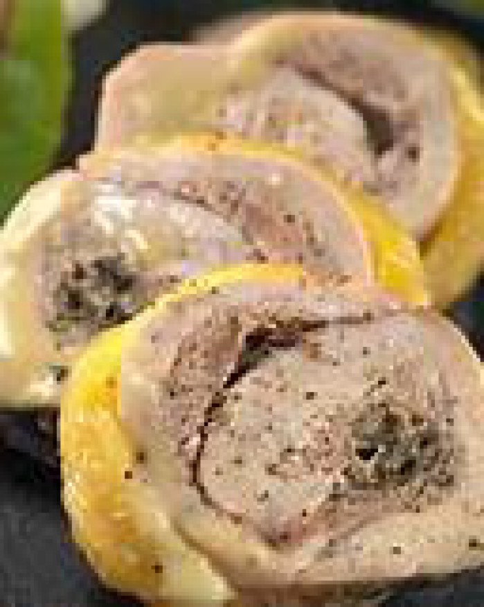 Rôti de Dinde farce fine au jus de Truffes et Marrons