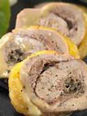 Rôti de Dinde farce fine au jus de Truffes et Marrons