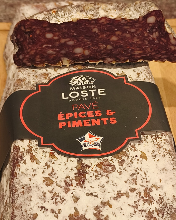 Pavé au piment 